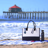 Escape Beach Tote Bag - Large Chic Tote Bag - Gift for Her - Weekender Bag - Weekend Tote - Girls Weekend Tote - Aaria Tees Aaria Tees