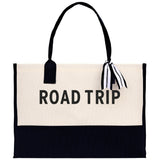 Road Trip Beach Tote Bag - Large Chic Tote Bag - Gift for Her - Vacation Tote Bag - Weekender Bag - Travel Tote - Aaria Tees Aaria Tees