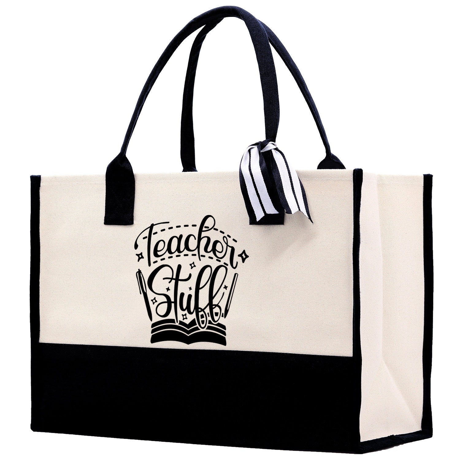 Teacher Stuff Tote Bag Teacher Bag Teacher Gift Teacher Retirement Gift Best Teacher Gifts Teacher Appreciation Gift Teacher Strong Tote Bag - Aaria Tees Aaria Tees