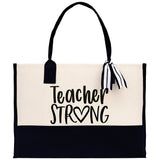 Teacher Stuff Tote Bag Teacher Bag Teacher Gift Teacher Retirement Gift Best Teacher Gifts Teacher Appreciation Gift Teacher Strong Tote Bag - Aaria Tees Aaria Tees