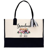 Grandma Tote Bag Grandma's Getaway Bag Grandma Nana Bag Grandma Gift Bag Shopping Bag Mothers Day Gift Live Love Spoil Bag Grandma Beach Bag - Aaria Tees Aaria Tees