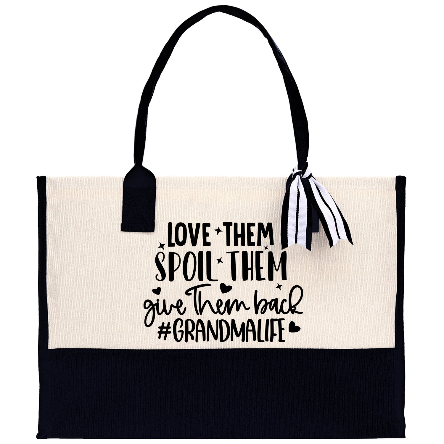 Grandma Tote Bag Grandma's Getaway Bag Grandma Nana Bag Grandma Gift Bag Shopping Bag Mothers Day Gift Live Love Spoil Bag Grandma Beach Bag - Aaria Tees Aaria Tees