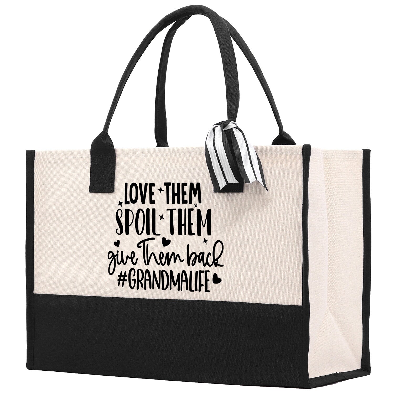 Grandma Tote Bag Grandma's Getaway Bag Grandma Nana Bag Grandma Gift Bag Shopping Bag Mothers Day Gift Live Love Spoil Bag Grandma Beach Bag - Aaria Tees Aaria Tees