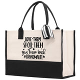 Grandma Tote Bag Grandma's Getaway Bag Grandma Nana Bag Grandma Gift Bag Shopping Bag Mothers Day Gift Live Love Spoil Bag Grandma Beach Bag - Aaria Tees Aaria Tees
