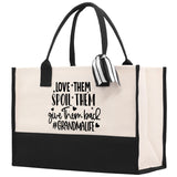 Grandma Tote Bag Grandma's Getaway Bag Grandma Nana Bag Grandma Gift Bag Shopping Bag Mothers Day Gift Live Love Spoil Bag Grandma Beach Bag - Aaria Tees Aaria Tees