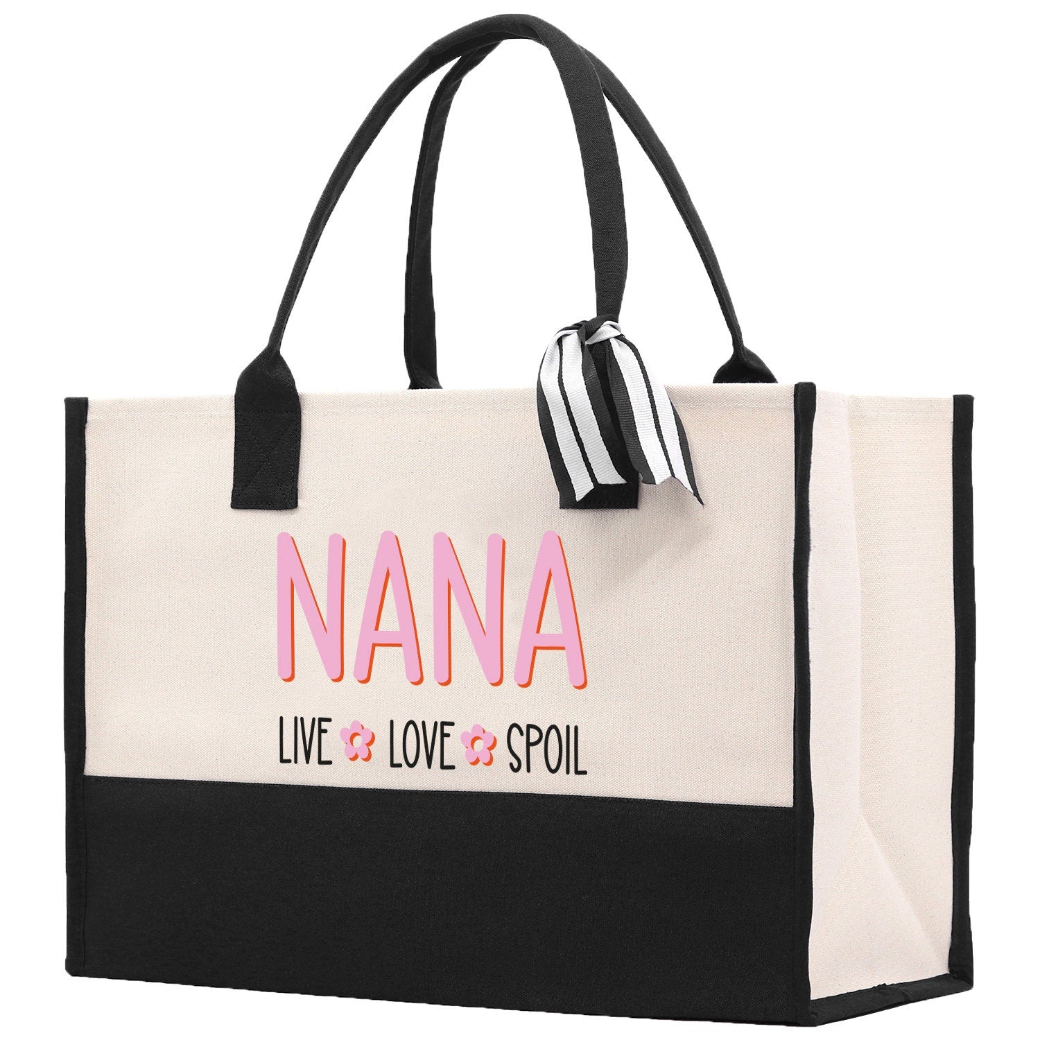Grandma Tote Bag Grandma's Getaway Bag Grandma Nana Bag Grandma Gift Bag Shopping Bag Mothers Day Gift Live Love Spoil Bag Grandma Beach Bag - Aaria Tees Aaria Tees