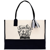 Teacher Stuff Tote Bag Teacher Bag Teacher Gift Teacher Retirement Gift Best Teacher Gifts Teacher Appreciation Gift Teacher Strong Tote Bag - Aaria Tees Aaria Tees