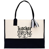 Teacher Stuff Tote Bag Teacher Bag Teacher Gift Teacher Retirement Gift Best Teacher Gifts Teacher Appreciation Gift Teacher Strong Tote Bag - Aaria Tees Aaria Tees
