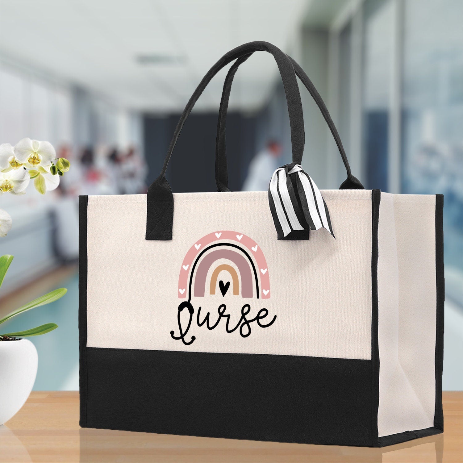 Nurse Personalized Tote Bag Nurse Gift Registered Nurse Tote RN Tote RN Gift Future Nurse Gift Nursing Student Gift Nurse Graduation Gift - Aaria Tees Aaria Tees