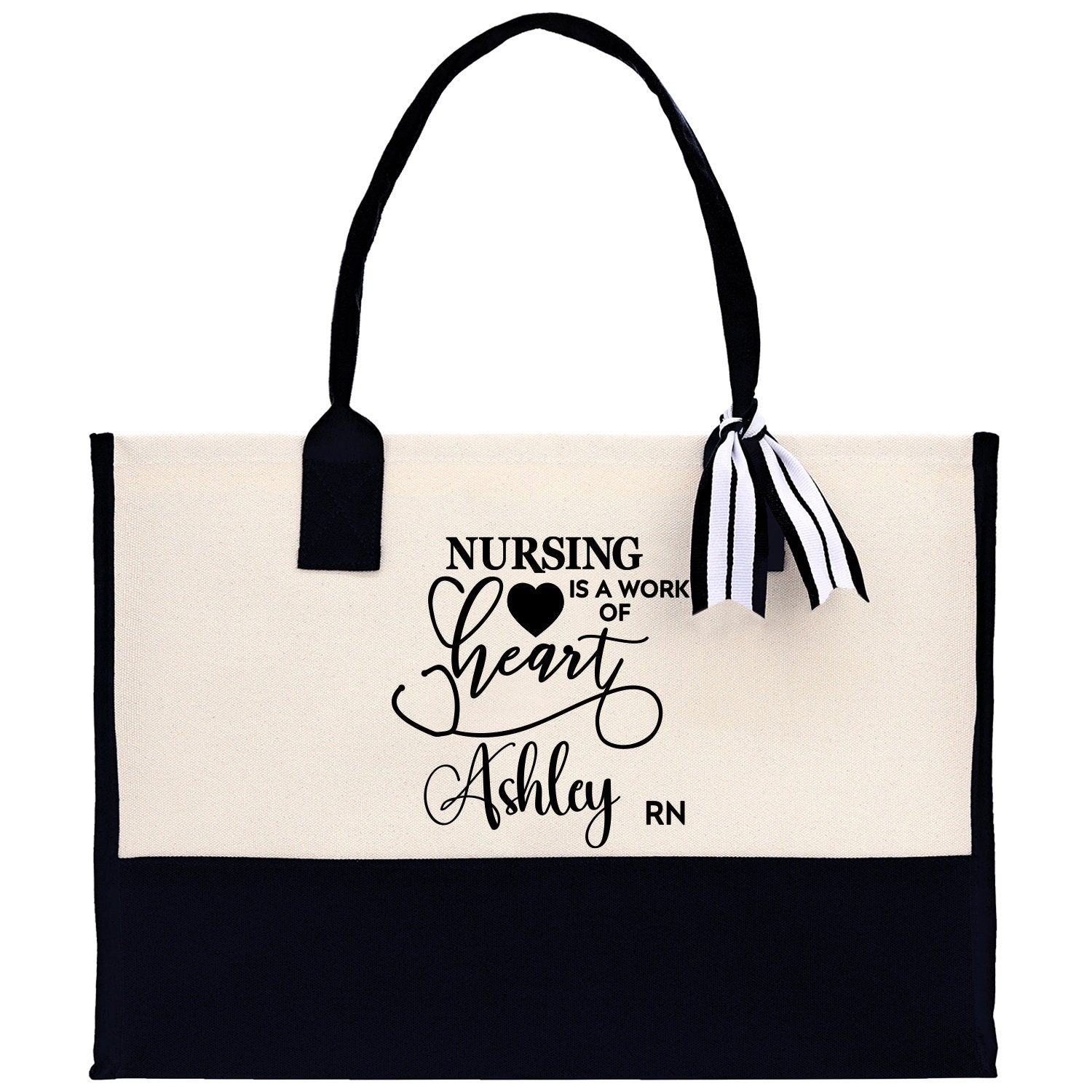 Nurse Personalized Tote Bag Nurse Gift Registered Nurse Tote RN Tote RN Gift Future Nurse Gift Nursing Student Gift Nurse Graduation Gift - Aaria Tees Aaria Tees