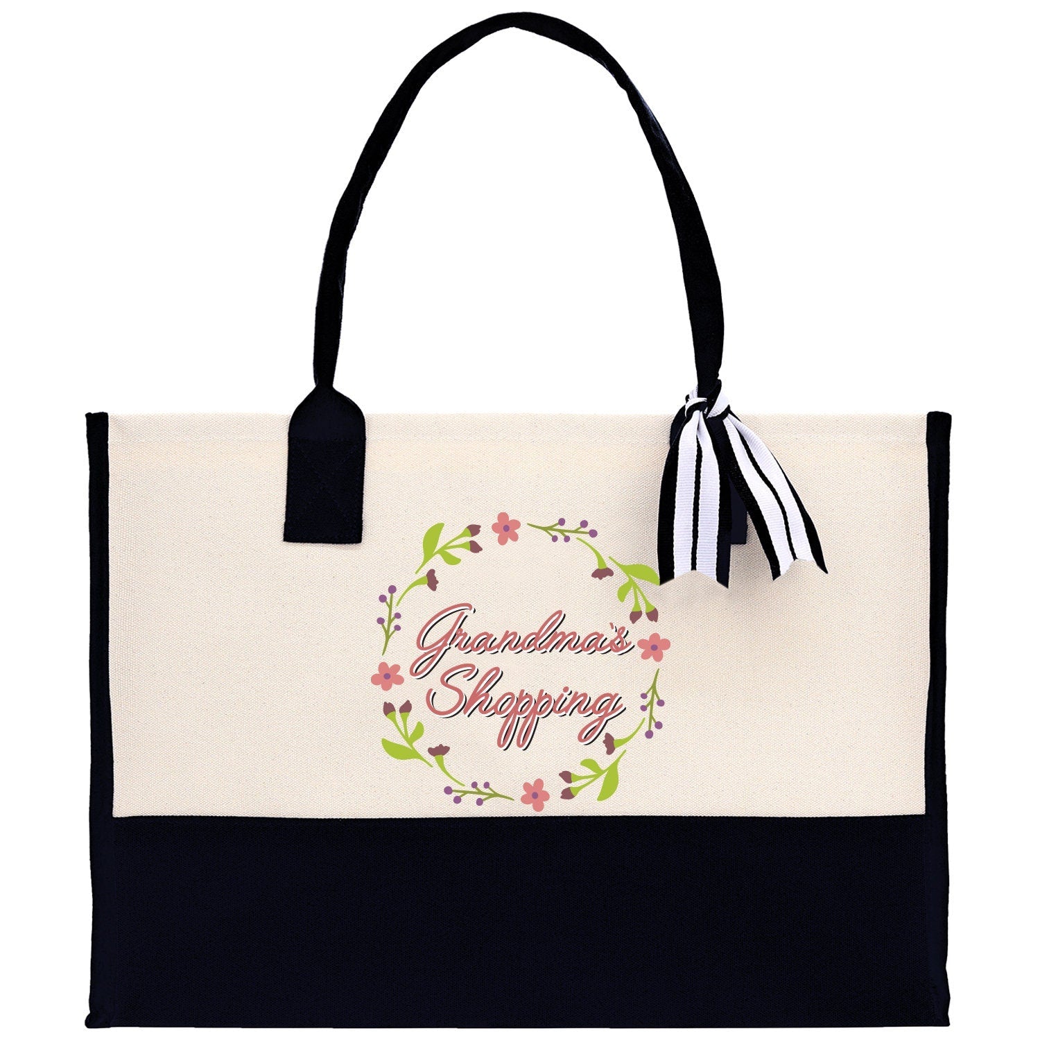 Grandma Tote Bag Grandma's Getaway Bag Grandma Nana Bag Grandma Gift Bag Shopping Bag Mothers Day Gift Live Love Spoil Bag Grandma Beach Bag - Aaria Tees Aaria Tees