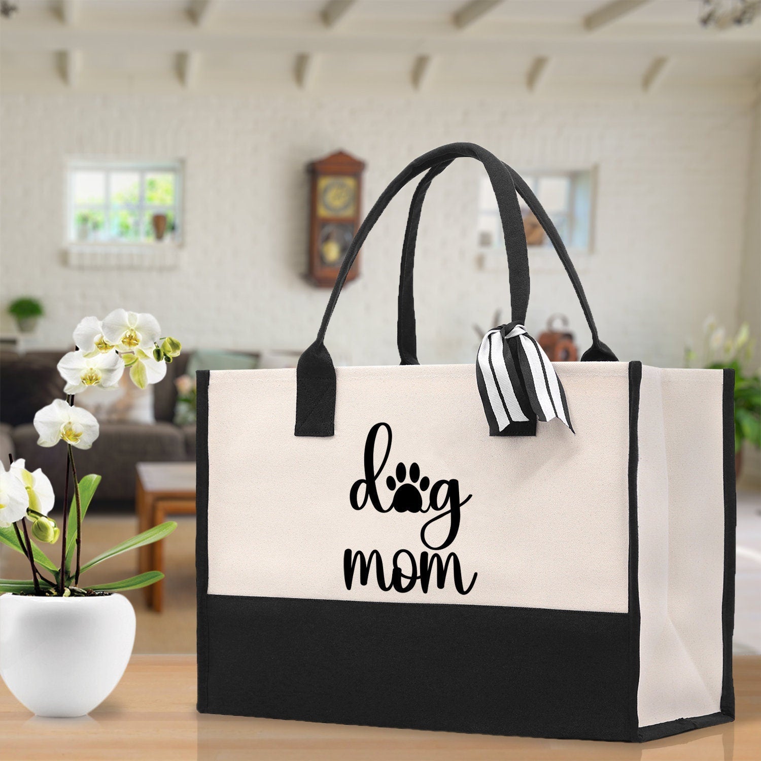Mom Tote Bag Mama Tote Mom Stuff Bag Mommy Bag Dog Mom Gift Dog Mom Bag Mom Shopping Bag New Mom Gift Best Mom Ever Bag Boy Girl Mama Tote - Aaria Tees Aaria Tees