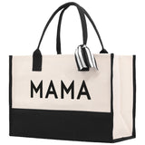 Mom Tote Bag Mama Tote Mom Stuff Bag Mommy Bag Dog Mom Gift Dog Mom Bag Mom Shopping Bag New Mom Gift Best Mom Ever Bag Boy Girl Mama Tote - Aaria Tees Aaria Tees