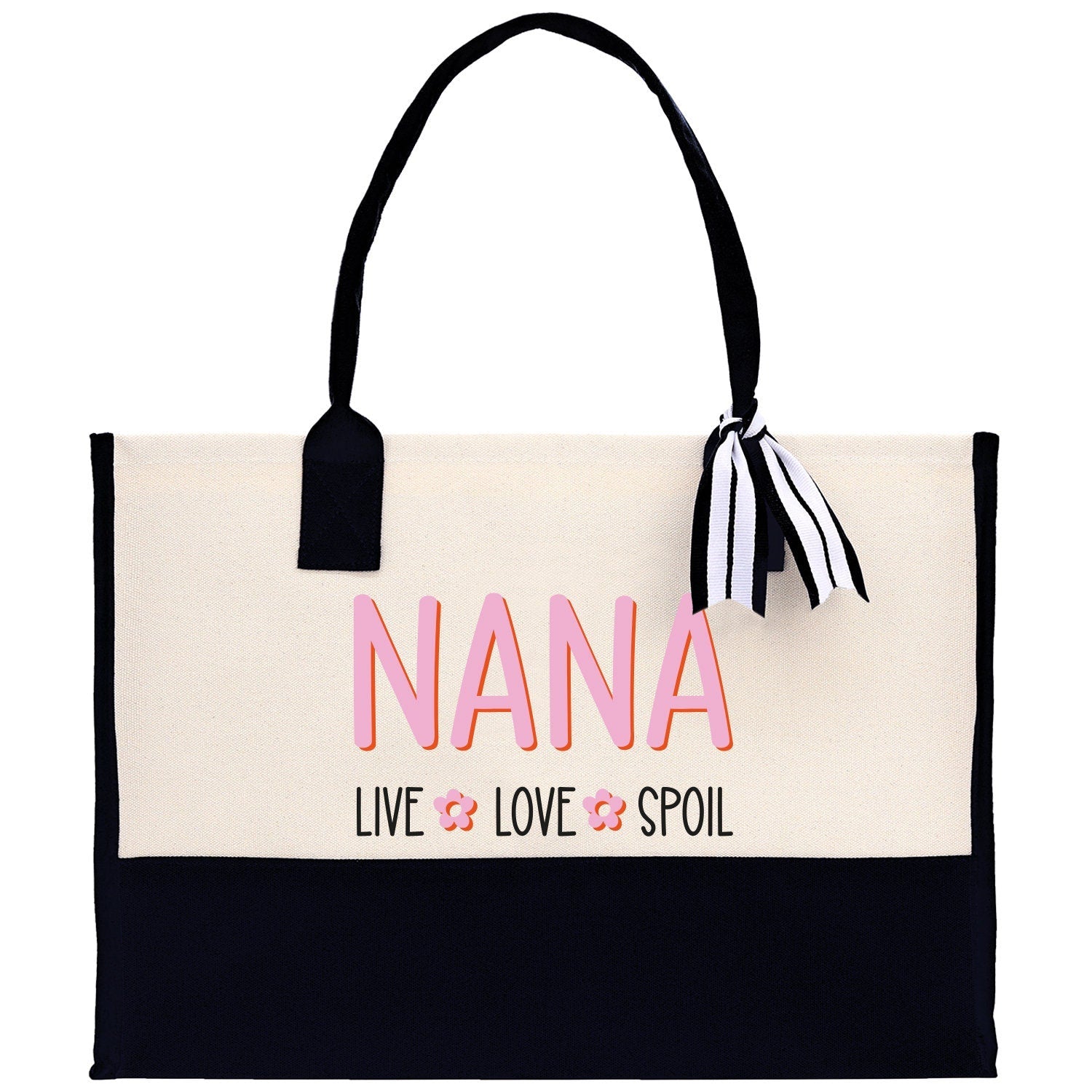 Grandma Tote Bag Grandma's Getaway Bag Grandma Nana Bag Grandma Gift Bag Shopping Bag Mothers Day Gift Live Love Spoil Bag Grandma Beach Bag - Aaria Tees Aaria Tees