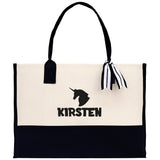 Diaper bag Personalized Kids Name Tote Bag Dinosaur Tote Kindergarten Tote Beach Bag for Boys Custom Kids Summer Bag  Rabbit Unicorn Cat - Aaria Tees Aaria Tees