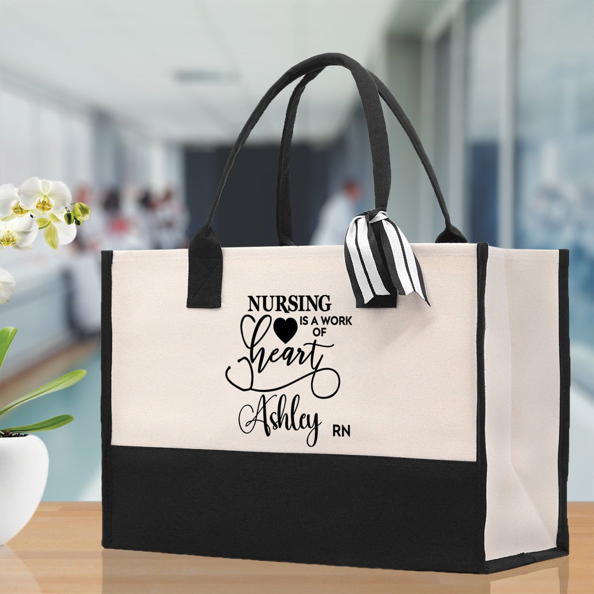 Nurse Personalized Tote Bag Nurse Gift Registered Nurse Tote RN Tote RN Gift Future Nurse Gift Nursing Student Gift Nurse Graduation Gift - Aaria Tees