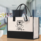 Nurse Personalized Tote Bag Nurse Gift Registered Nurse Tote RN Tote RN Gift Future Nurse Gift Nursing Student Gift Nurse Graduation Gift - Aaria Tees Aaria Tees