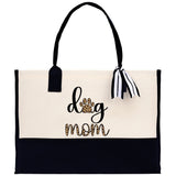 Dog Mom Tote Bag Mama Tote Mom Stuff Bag Mommy Bag Mom Gift Dog Mom Bag Mom Shopping Bag New Mom Gift Best Mom Ever Bag Boy Girl Mama Tote - Aaria Tees Aaria Tees