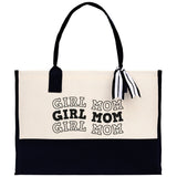 Mom Tote Bag Mama Tote Mom Stuff Bag Mommy Bag Dog Mom Gift Dog Mom Bag Mom Shopping Bag New Mom Gift Best Mom Ever Bag Boy Girl Mama Tote - Aaria Tees Aaria Tees