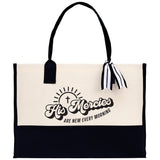 His Mercies Are New Every Morning Religious Tote Bag for Women Bible Verse Canvas Tote Bag Religious Gifts Bible Verse Gift Church Tote Bag - Aaria Tees Aaria Tees