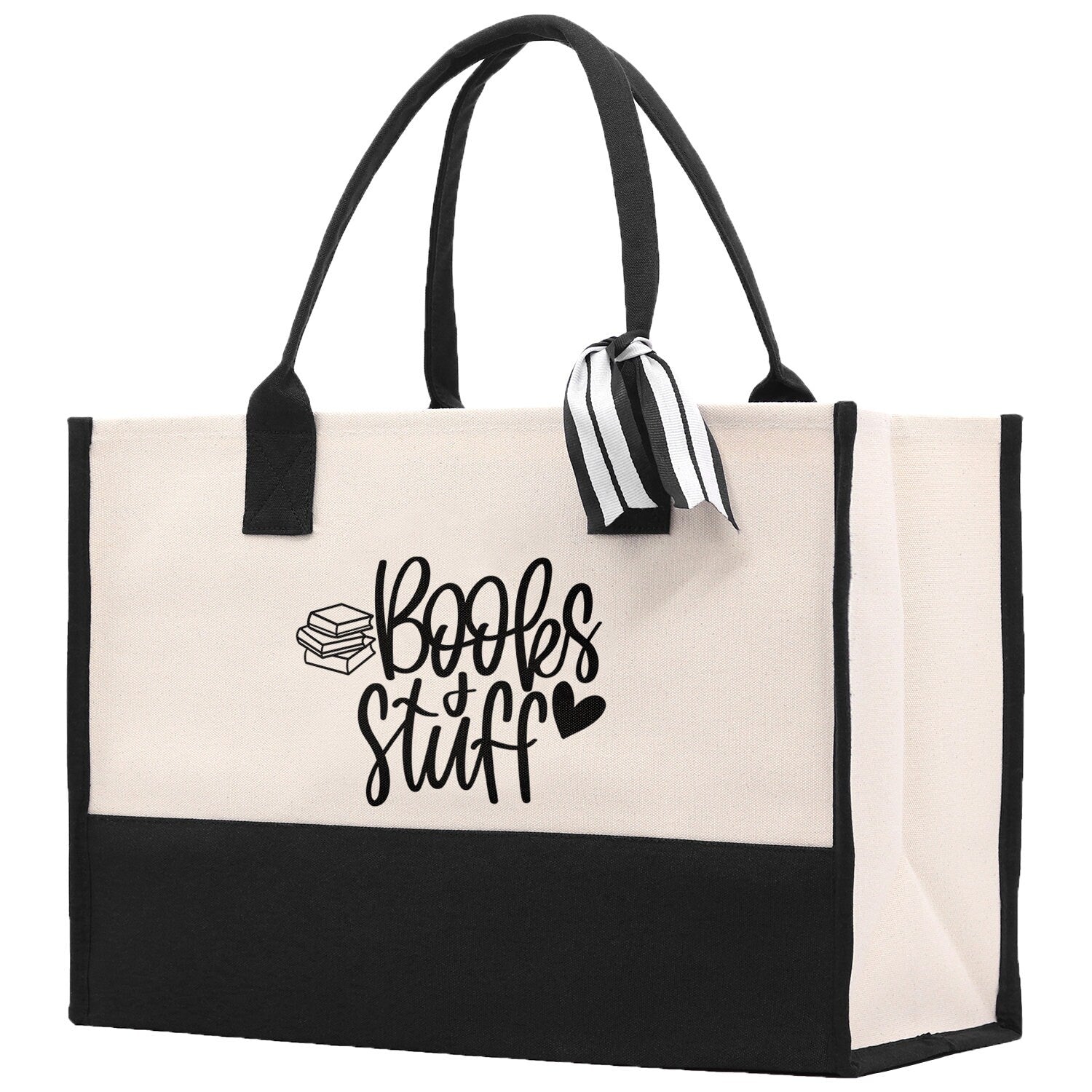 Books Stuff Tote Bag Bookworm Gift Book Quotes Party Gift Book Lover Tote Book Canvas Tote Bag Birthday Gift Library Bag Grocery Bag - Aaria Tees Aaria Tees
