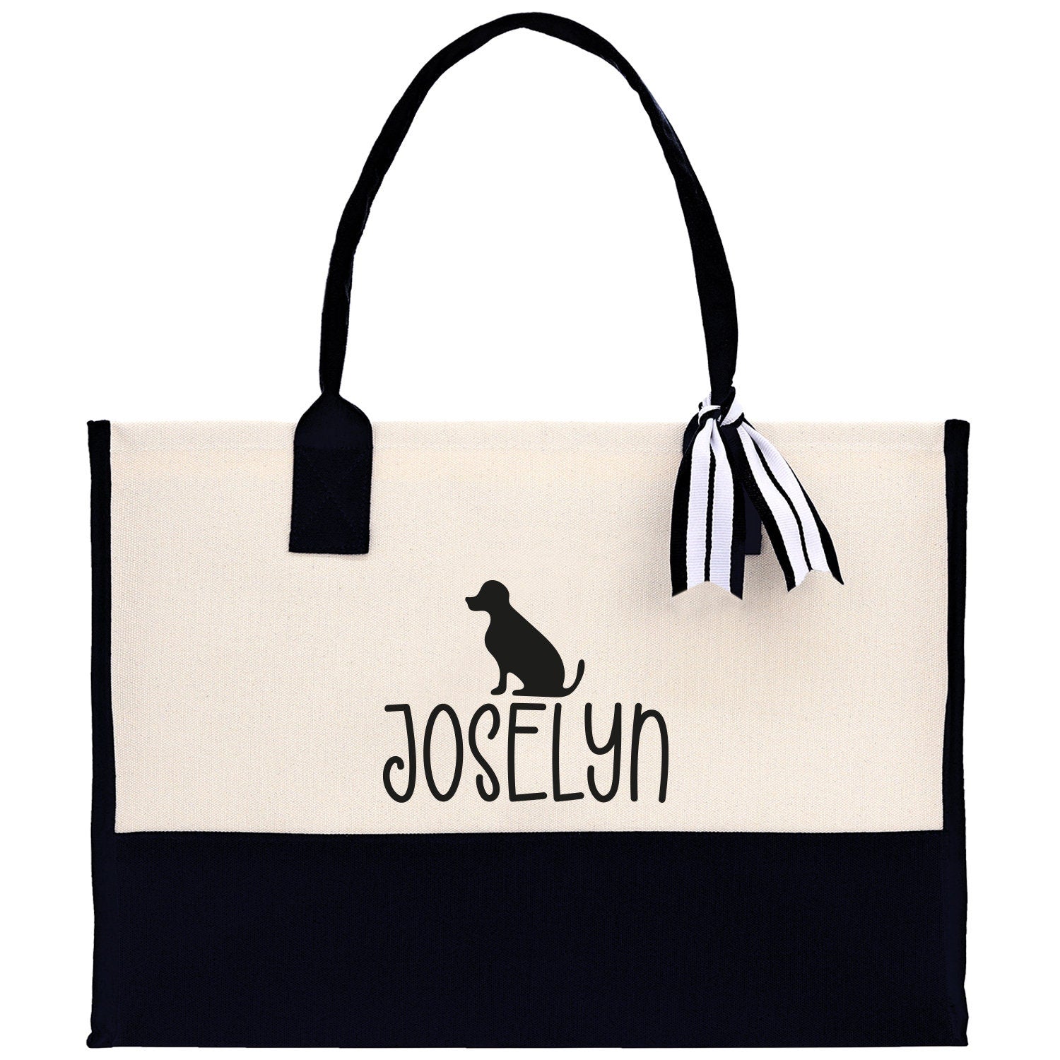 Personalized Kids Name Tote Bag Dinosaur Tote Kindergarten Tote Beach Bag for Boys Custom Kids Summer Bag Kids School Bag Rabbit Unicorn Cat - Aaria Tees Aaria Tees