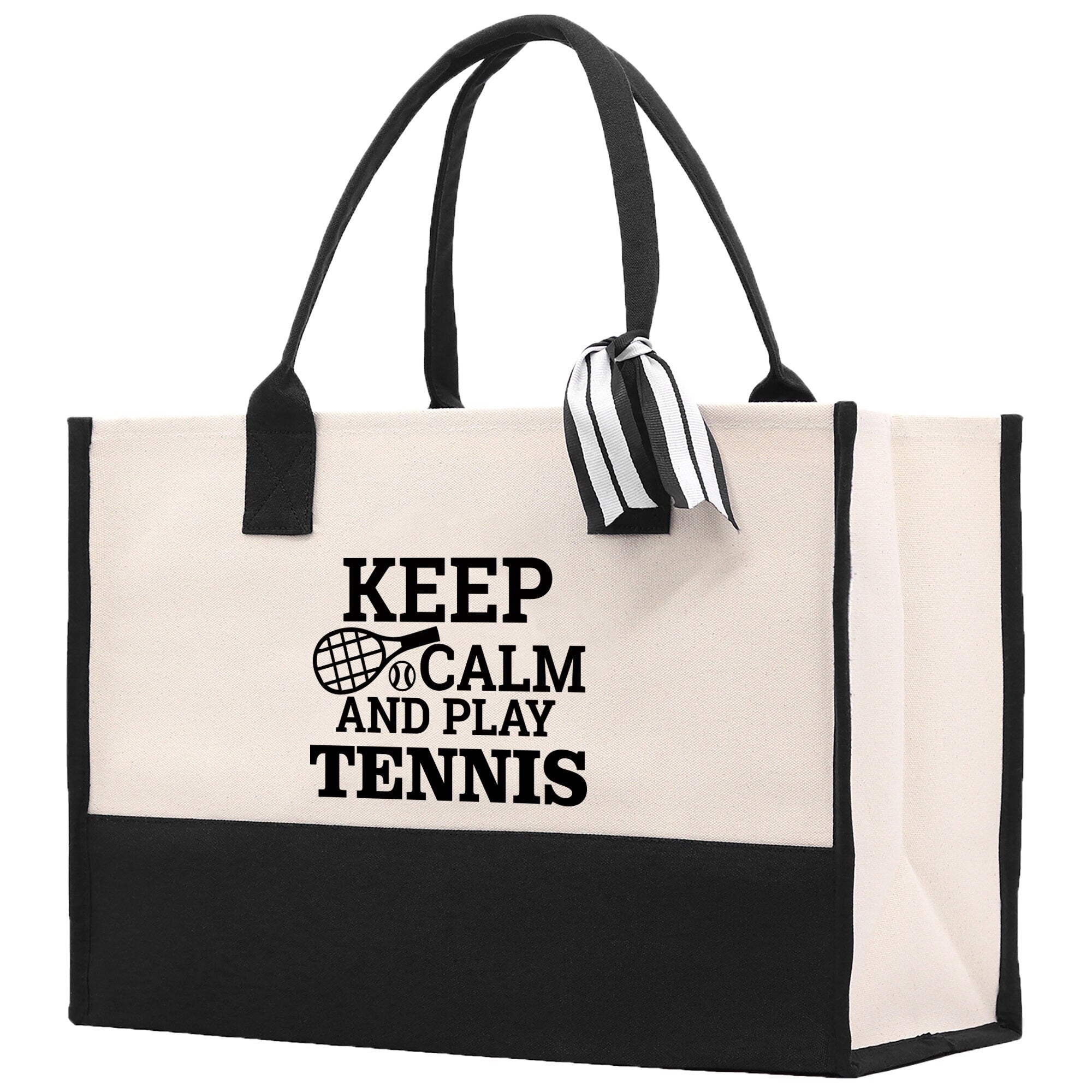 Tennis Tote Bag Custom Tennis Tote Bag Tennis Sport Gift for Her Personalized Tennis Bag Tennis Love Bag Tennis Coach Gift Canvas Tote Bag - Aaria Tees Aaria Tees