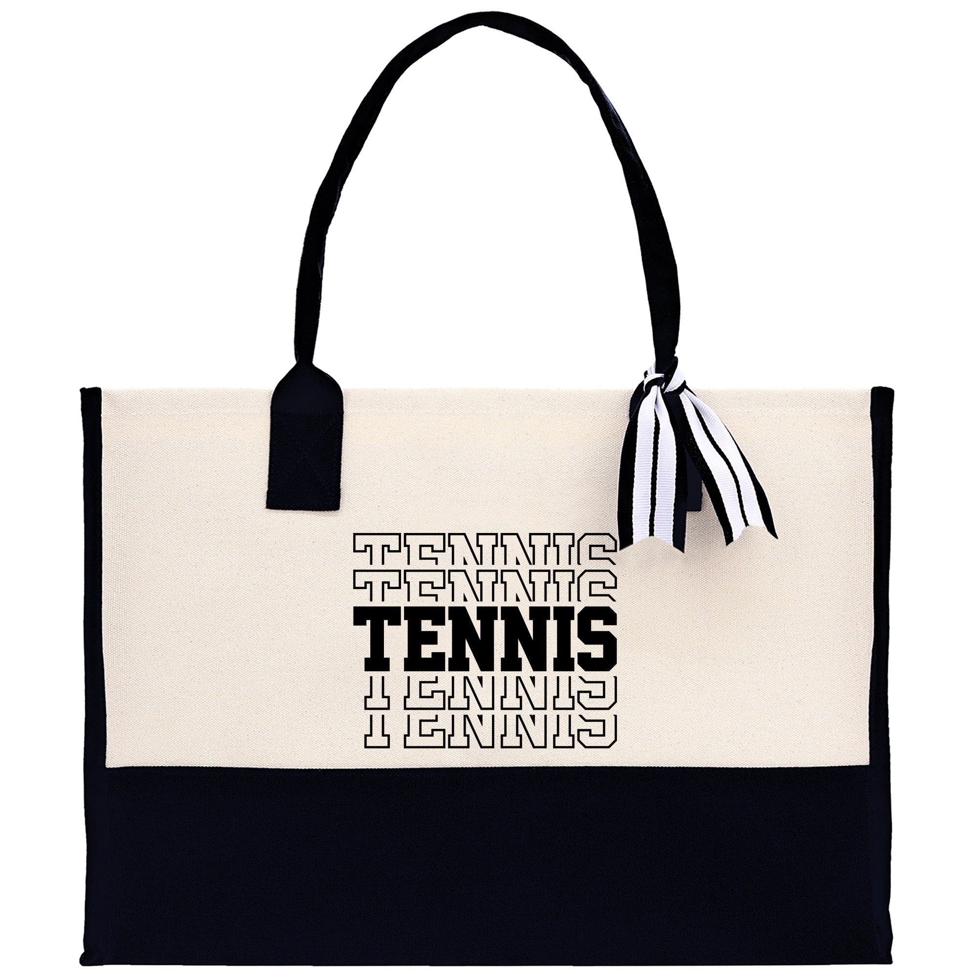 Tennis Tote Bag Custom Tennis Tote Bag Tennis Sport Gift for Her Personalized Tennis Bag Tennis Love Bag Tennis Coach Gift Canvas Tote Bag - Aaria Tees Aaria Tees