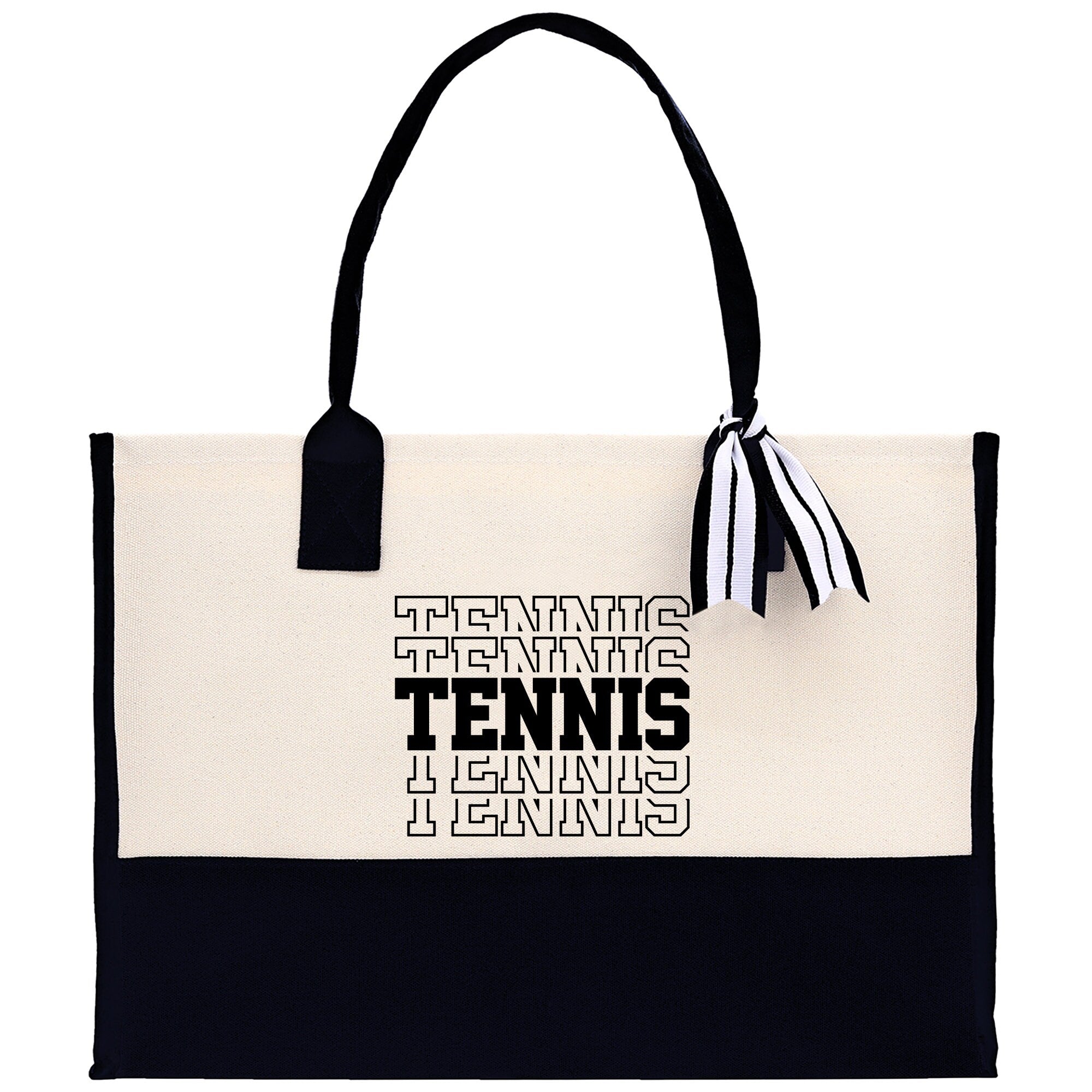 Tennis Tote Bag Custom Tennis Tote Bag Tennis Sport Gift for Her Personalized Tennis Bag Tennis Love Bag Tennis Coach Gift Canvas Tote Bag - Aaria Tees Aaria Tees
