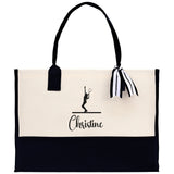 Tennis Tote Bag Custom Tennis Tote Bag Tennis Sport Gift for Her Personalized Tennis Bag Tennis Love Bag Tennis Coach Gift Canvas Tote Bag - Aaria Tees Aaria Tees