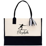 Tennis Tote Bag Custom Tennis Tote Bag Tennis Sport Gift for Her Personalized Tennis Bag Tennis Love Bag Tennis Coach Gift Canvas Tote Bag - Aaria Tees Aaria Tees