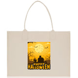 Halloween Trick or Treat Tote Bag Halloween Tote Bag for Kids Halloween Gift Halloween Candy Bag Halloween Doodles Cute Canvas Tote Bag - Aaria Tees Aaria Tees