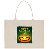 Halloween Trick or Treat Tote Bag Halloween Tote Bag for Kids Halloween Gift Halloween Candy Bag Halloween Doodles Cute Canvas Tote Bag - Aaria Tees Aaria Tees