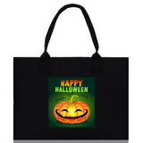 Halloween Trick or Treat Tote Bag Halloween Tote Bag for Kids Halloween Gift Halloween Candy Bag Halloween Doodles Cute Canvas Tote Bag - Aaria Tees Aaria Tees