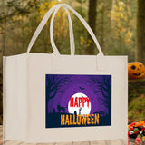 Halloween Trick or Treat Tote Bag Halloween Tote Bag for Kids Halloween Gift Halloween Candy Bag Halloween Doodles Cute Canvas Tote Bag - Aaria Tees Aaria Tees
