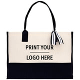 Custom Canvas Tote Bag, Promotional Tote Bag, Print Your Logo, Personalized Tote Bag, Buy Wholesale Bulk Tote Bag - Aaria Tees Aaria Tees