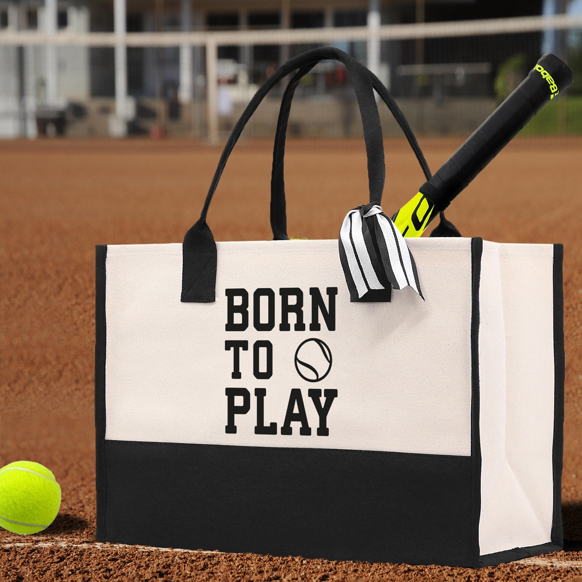 Tennis Tote Bag Custom Tennis Tote Bag Tennis Sport Gift for Her Personalized Tennis Bag Tennis Love Bag Tennis Coach Gift Canvas Tote Bag - Aaria Tees Aaria Tees