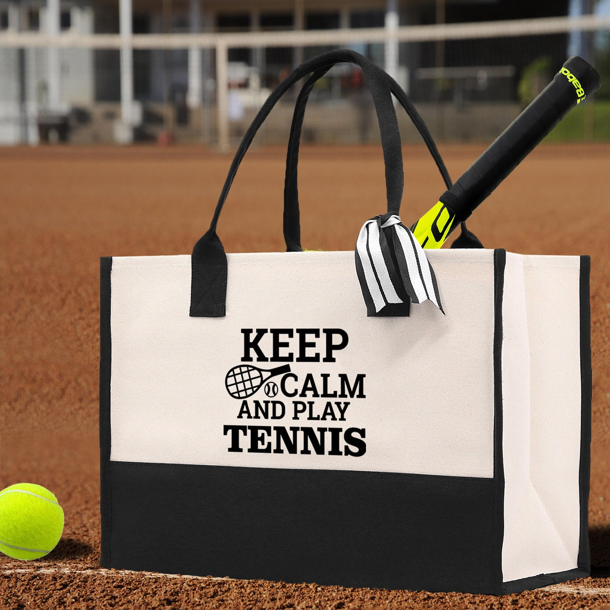 Tennis Tote Bag Custom Tennis Tote Bag Tennis Sport Gift for Her Personalized Tennis Bag Tennis Love Bag Tennis Coach Gift Canvas Tote Bag - Aaria Tees