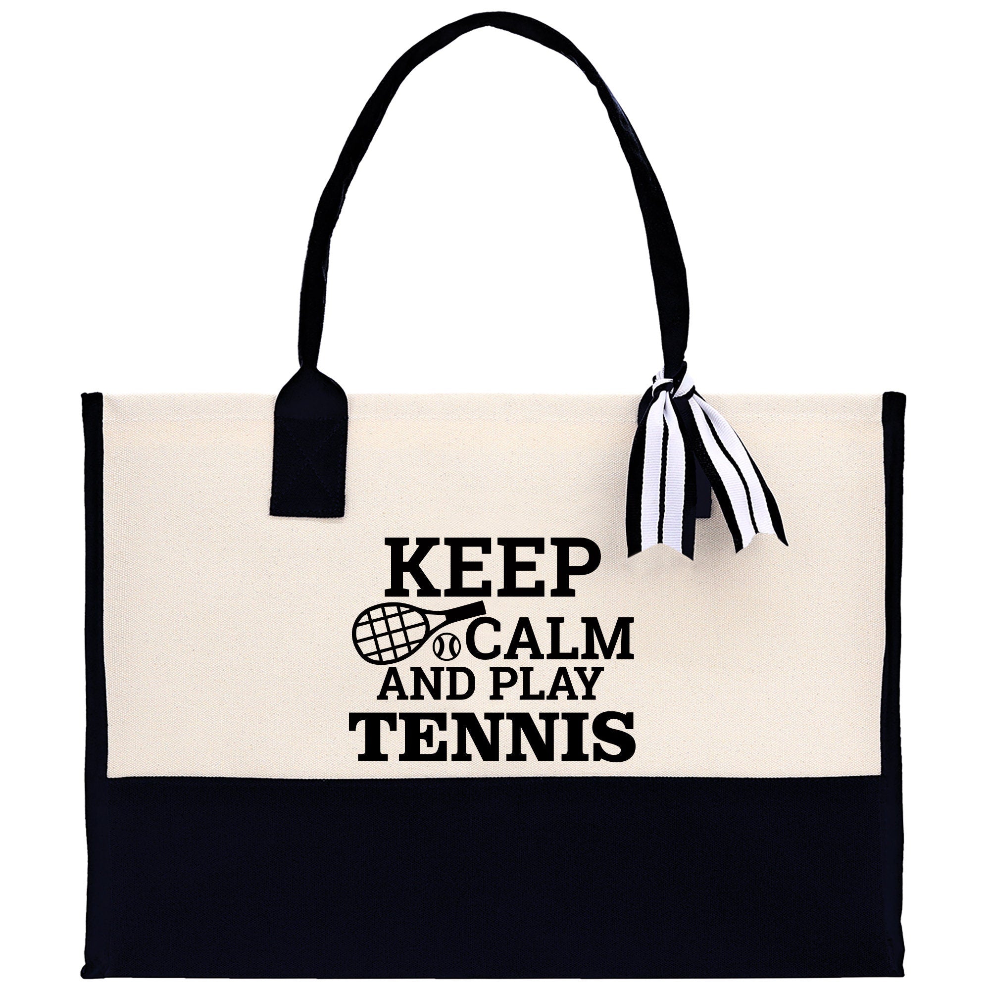 Tennis Tote Bag Custom Tennis Tote Bag Tennis Sport Gift for Her Personalized Tennis Bag Tennis Love Bag Tennis Coach Gift Canvas Tote Bag - Aaria Tees Aaria Tees