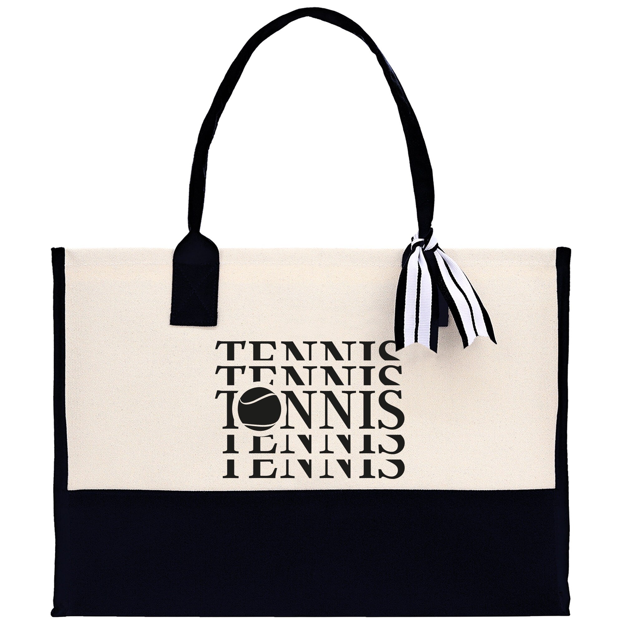 Tennis Tote Bag Custom Tennis Tote Bag Tennis Sport Gift for Her Personalized Tennis Bag Tennis Love Bag Tennis Coach Gift Canvas Tote Bag - Aaria Tees Aaria Tees