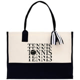 Tennis Tote Bag Custom Tennis Tote Bag Tennis Sport Gift for Her Personalized Tennis Bag Tennis Love Bag Tennis Coach Gift Canvas Tote Bag - Aaria Tees Aaria Tees