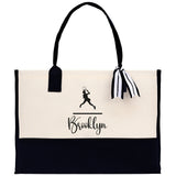 Tennis Tote Bag Custom Tennis Tote Bag Tennis Sport Gift for Her Personalized Tennis Bag Tennis Love Bag Tennis Coach Gift Canvas Tote Bag - Aaria Tees Aaria Tees