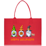 Halloween Trick or Treat Tote Bag Halloween Tote Bag for Kids Halloween Gift Halloween Candy Bag Halloween Doodles Cute Canvas Tote Bag - Aaria Tees Aaria Tees