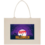 Halloween Trick or Treat Tote Bag Halloween Tote Bag for Kids Halloween Gift Halloween Candy Bag Halloween Doodles Cute Canvas Tote Bag - Aaria Tees Aaria Tees