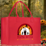 Halloween Trick or Treat Tote Bag Halloween Tote Bag for Kids Halloween Gift Halloween Candy Bag Halloween Doodles Cute Canvas Tote Bag - Aaria Tees Aaria Tees