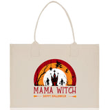 Halloween Trick or Treat Tote Bag Halloween Tote Bag for Kids Halloween Gift Halloween Candy Bag Halloween Doodles Cute Canvas Tote Bag - Aaria Tees Aaria Tees