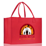 Halloween Trick or Treat Tote Bag Halloween Tote Bag for Kids Halloween Gift Halloween Candy Bag Halloween Doodles Cute Canvas Tote Bag - Aaria Tees Aaria Tees