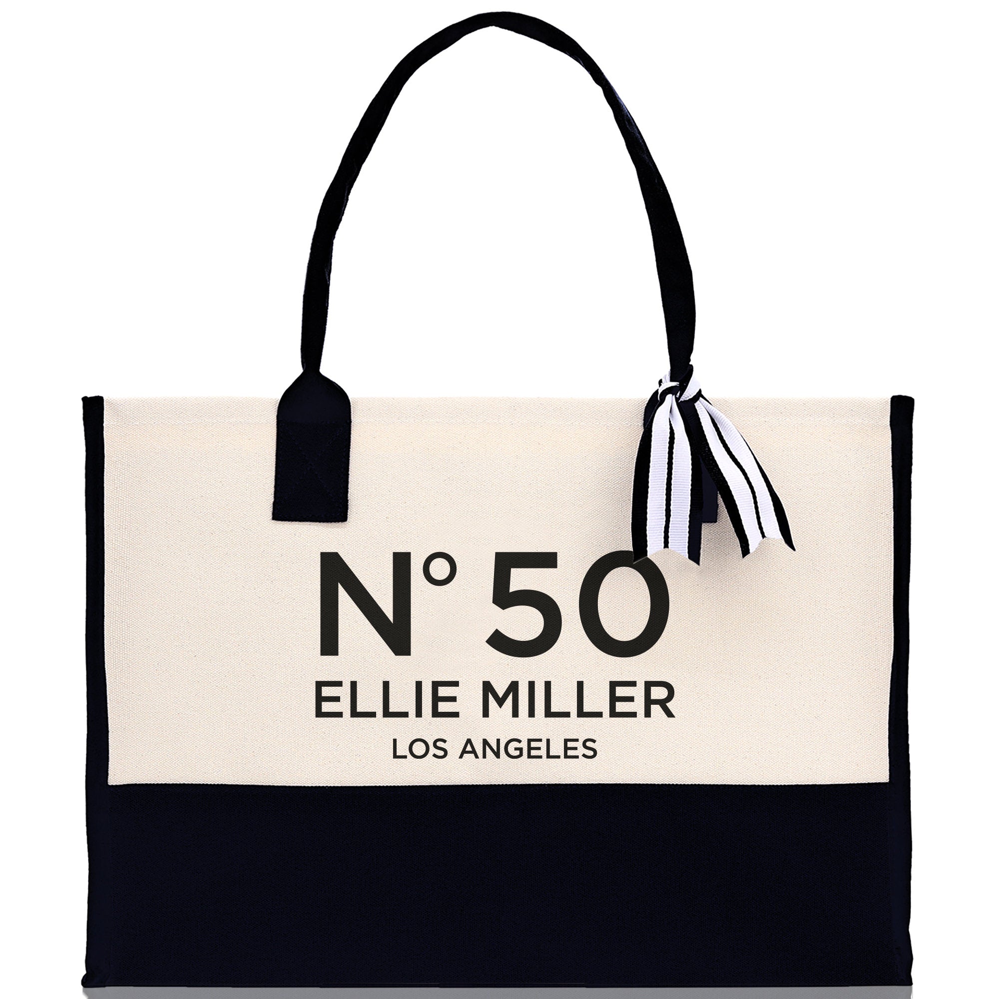 Birthday Celebration Personalized Gift Canvas Tote Bag with Name and State 40th 50th Birthday Gift Tote Bag for Her Custom Birthday Gift - Aaria Tees Aaria Tees