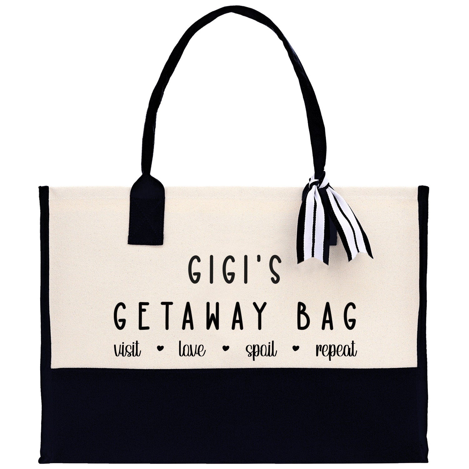 Grandma Tote Bag Grandma's Getaway Bag Grandma Gigi Bag Grandma Gift Bag Shopping Bag Mothers Day Gift Live Love Spoil Bag Grandma GM1006 - Aaria Tees Aaria Tees