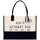 Grandma Tote Bag Grandma's Getaway Bag Grandma Gigi Bag Grandma Gift Bag Shopping Bag Mothers Day Gift Live Love Spoil Bag Grandma GM1006 - Aaria Tees Aaria Tees